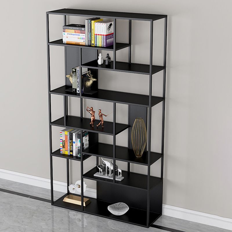 9.8" H Industrial Antique Finish Shelf Bookcase Etagere Metal Bookshelf