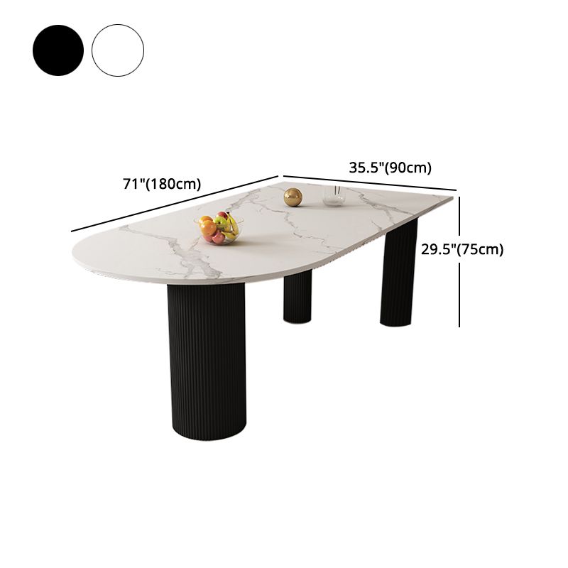 Modern Sintered Stone Dining Table Set 1/2/5 Pieces Dining Set Clearhalo 'Dining Room Sets' 'Dining Tables & Seating' 'dining_room_set' 'furn' 'furn_dining_room_set' 'Furniture' 'furniture_dining_room_set' 'Kitchen & Dining Furniture' 1200x1200_1b0f2a4e-901d-457a-ad64-d29dc22e05f1