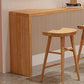Light Brown Industrial Style Bar Table Solid Wood Indoor Casual Bar Table Clearhalo 'Bar Furniture' 'Bar Tables' 'bar_tables' 'furn' 'furn_bar_tables' 'Furniture' 'furniture_bar_tables' 'Kitchen & Dining Furniture' 1200x1200_1b0fde8c-c9cd-429f-b216-c2c06407030b