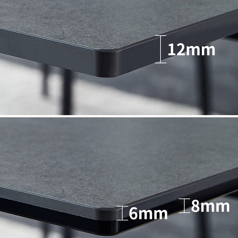 Industrial Black Standard Dining Table Sintered Stone Rectangle Dining Table for Kitchen Clearhalo ' dining_table' 'Dining Tables & Seating' 'Dining Tables' 'furn' 'furn_dining_table' 'Furniture' 'furniture_dining_table' 'Kitchen & Dining Furniture' 'kitchen&dining_furn' 'kitchen' 'kitchen_dining_table' 1200x1200_1b104ee6-06f1-4654-bdee-2087301d07a2
