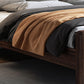 Contemporary Solid Wood Mattress Included with Headboard Rectangular Standard Bed