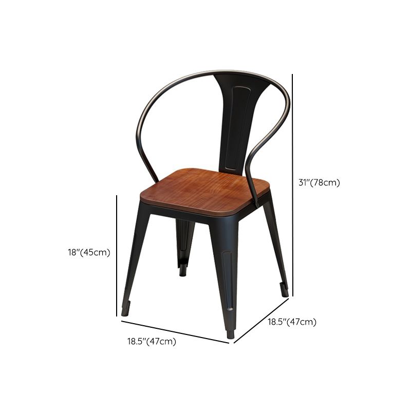 Brown Solid Wood Furniture with Chairs 1/2/3/5 Pcs Industrial Dinette Set Clearhalo 'Dining Room Sets' 'Dining Tables & Seating' 'dining_room_set' 'furn' 'furn_dining_room_set' 'Furniture' 'Kitchen & Dining Furniture' 1200x1200_1b11457b-0257-439d-b764-df6e4bd0a68c