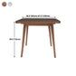 Round Dining Site Table Simplicity Style Drop-Leaf Furniture with 4-foot