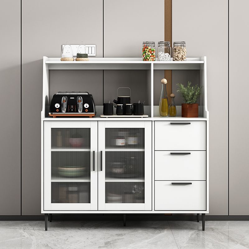 Contemporary Wood Sideboard 50-inch Height Cupboard for Living Room Clearhalo 'buffet_sideboard' 'Buffets & Sideboards' 'furn' 'furn_buffet_sideboard' 'Furniture' 'furniture_buffet_sideboard' 'Kitchen & Dining Furniture' 1200x1200_1b1232c1-421e-4c36-a299-ee278f97b1d1