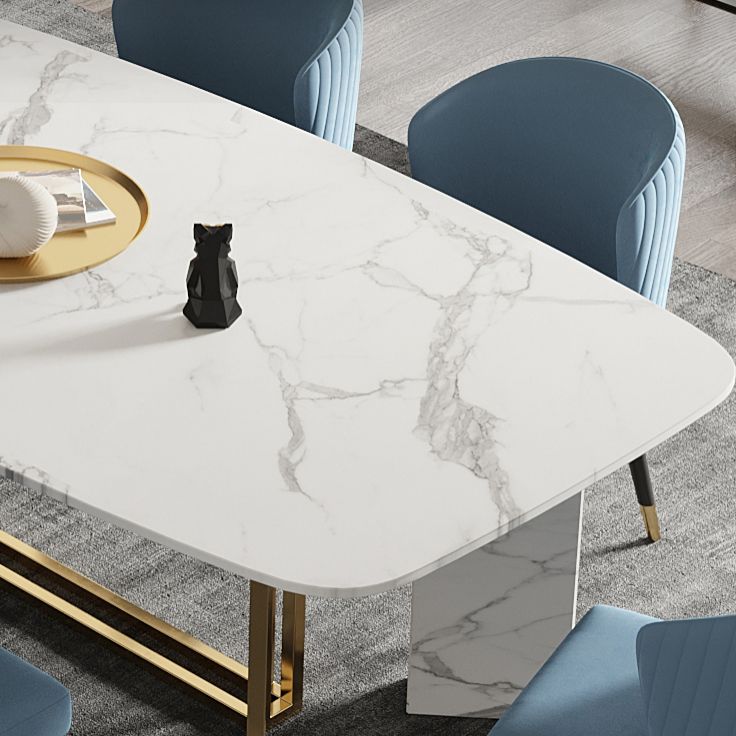 Set da tavolo di pietra glam Nordic Sinted 1/4/5/7 pezzi set da pranzo