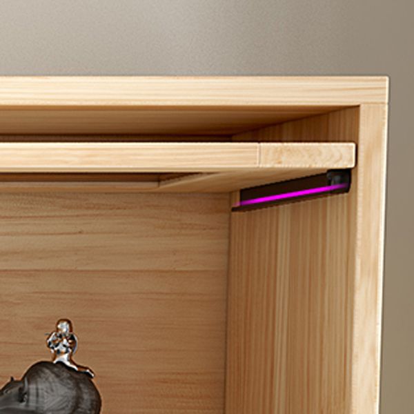 Manufactured Wood Standard Bookcase Scandinavian Bookcase with Door Clearhalo 'Bookcases' 'furn' 'furn_bookcases' 'Furniture' 'furniture_bookcases' 'Office Furniture' 1200x1200_1b142bcb-7242-4cae-8c6a-2647526523a3