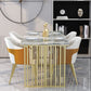 Glam 1/2/5/7 Pieces Dinette Set Sintered Stone Dining Furniture Set with Leather Chairs Clearhalo 'Dining Room Sets' 'Dining Tables & Seating' 'dining_room_set' 'furn' 'furn_dining_room_set' 'Furniture' 'furniture_dining_room_set' 'Kitchen & Dining Furniture' 'kitchen&dining_furn' 'kitchen' 1200x1200_1b158c99-4ecb-45fd-8768-f1eb70db3467