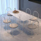Modern 1/7 Pieces Dining Set Rectangle Stone Dining Table for Dining Room Clearhalo 'Dining Room Sets' 'Dining Tables & Seating' 'dining_room_set' 'furn' 'furn_dining_room_set' 'Furniture' 'furniture_dining_room_set' 'Kitchen & Dining Furniture' 1200x1200_1b15ff68-f5e2-4d1f-9f88-5c048946affe