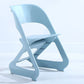 Contemporary Plastic Dining Armless Chair Kitchen Open Back Chair for Home