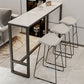 Marble Indoor Counter-height Pub Table Rectangle Footrest Bar Dining Table Clearhalo 'Bar Furniture' 'Bar Tables' 'bar_tables' 'furn' 'furn_bar_tables' 'Furniture' 'furniture_bar_tables' 'Kitchen & Dining Furniture' 1200x1200_1b17a4f1-653c-43f6-97c8-26a8642d150c
