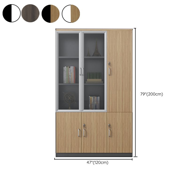 Traditional File Cabinet Wood Frame Vertical File Cabinet with Shelves for Office Clearhalo 'Filing Cabinets' 'filling_cabinets' 'furn' 'furn_filling_cabinets' 'Furniture' 'Office Furniture' 1200x1200_1b1aa3e9-e66a-4937-94d8-0e5975f3b6a9