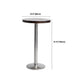 Set tavolo da bar in legno massello stile industriale da 1/2/3 pezzi