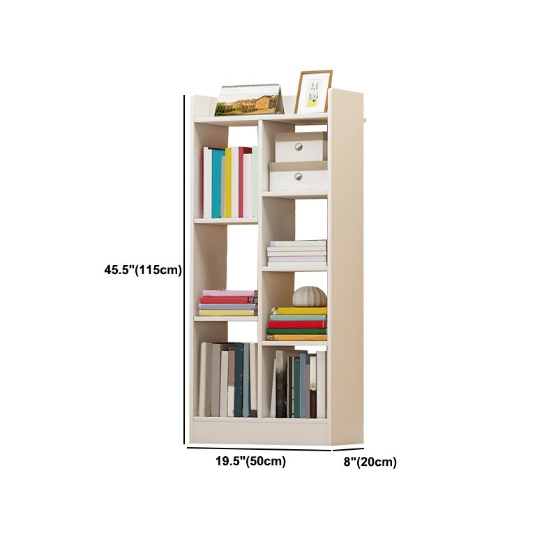 Ingeniero escandinavo Wood Bookshelf 7.8 "W Bookshelf for Home