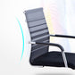 Modern Fixed Arms Office Chair Mesh Lumbar Support Mid-Back Office Chair