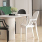 Nordic Style Plastic Dining Armchair Open Back Dining Side Chair for Home Use Clearhalo ' kitchen&dining_furn' 'Dining Chairs' 'Dining Tables & Seating' 'dining_chair' 'furn' 'furn_dining_chair' 'Furniture' 'furniture_dining_chair' 'Kitchen & Dining Furniture' 'kitchen' 1200x1200_1b2126e8-c84e-4274-97a7-521b6bb8da2f