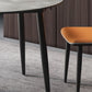 Modern 1/3/4/5/7 Pieces Dining Sintered Stone Dining Table Set with Metal Legs for Home Clearhalo 'Dining Room Sets' 'Dining Tables & Seating' 'dining_room_set' 'furn' 'furn_dining_room_set' 'Furniture' 'furniture_dining_room_set' 'Kitchen & Dining Furniture' 'kitchen&dining_furn' 'kitchen' 1200x1200_1b226597-7c64-4078-97ee-5e8709d9a782
