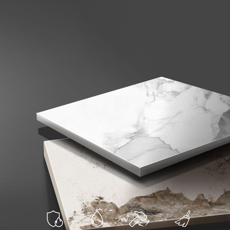 Rectangle Double Pedestal Table Modern Stone Top Black Base Dining Site Table Clearhalo 'Dining Tables & Seating' 'Dining Tables' 'dining_table' 'furn' 'furn_dining_table' 'Furniture' 'Kitchen & Dining Furniture' 1200x1200_1b2545ff-c937-46d5-a28d-a9744b4018f3