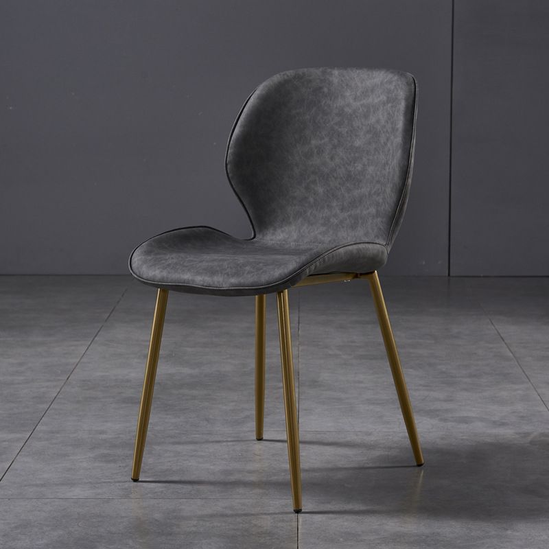 Metal Scandinavian Glam Kitchen Dining Room Chair Wingback Side Chair Clearhalo ' kitchen&dining_furn' 'Dining Chairs' 'Dining Tables & Seating' 'dining_chair' 'furn' 'furn_dining_chair' 'Furniture' 'furniture_dining_chair' 'Kitchen & Dining Furniture' 'kitchen' 1200x1200_1b2c64a4-fc91-4f30-89ea-e82b900e56fe