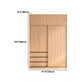 Engineered Wood Wardrobe Armoire with Drawer Contemporary Wardrobe Closet