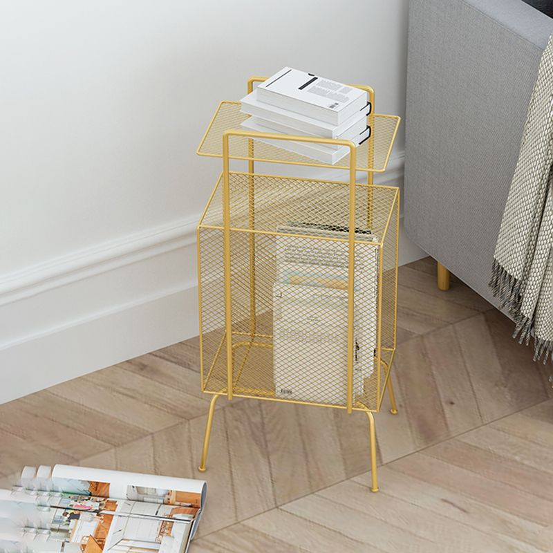 Estantería estándar de metal escandinavo 3 estantes abiertos biblioteca