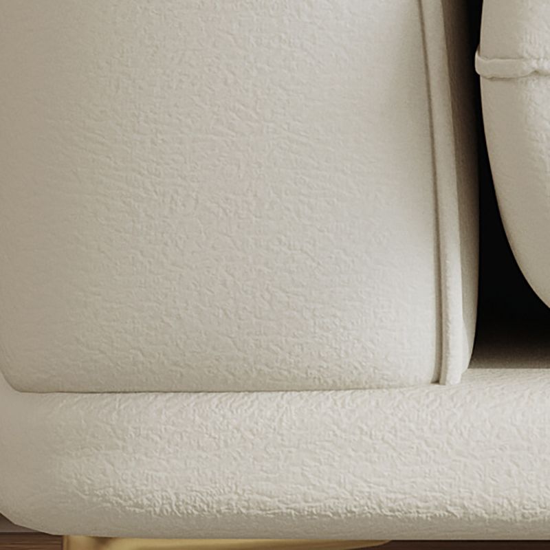 Modern Style Solid Wood Base Namib & White Leather Rectangular Sofa Clearhalo 'furn' 'furn_sofas' 'Furniture' 'furniture_sofas' 'kitchen' 'kitchen_sofas' 'Living Room Furniture' 'Sofa' 'sofas' 1200x1200_1b2f0cbb-8f0d-4853-a55d-f7e0c91c3d68