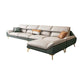 Contemporary Faux Leather Living Room Flared Arm Cushions Seating Clearhalo 'furn' 'furn_sectionals' 'Furniture' 'Living Room Furniture' 'Sectionals' 1200x1200_1b314cd5-4f54-407e-95ff-5dc8bd858711