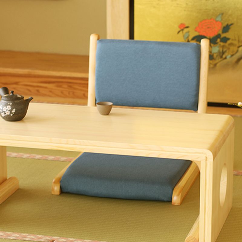 Chaise sans bras en lin16.9 "L x 20,8" W x 18,1 "H Chaise d'image en bois massif