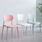 Plastic Scandinavian Dining Room Chair Matte Finish Open Back Dining Side Chair Clearhalo ' kitchen&dining_furn' 'Dining Chairs' 'Dining Tables & Seating' 'dining_chair' 'furn' 'furn_dining_chair' 'Furniture' 'furniture_dining_chair' 'Kitchen & Dining Furniture' 'kitchen' 1200x1200_1b363384-6620-413f-8481-56309e920190