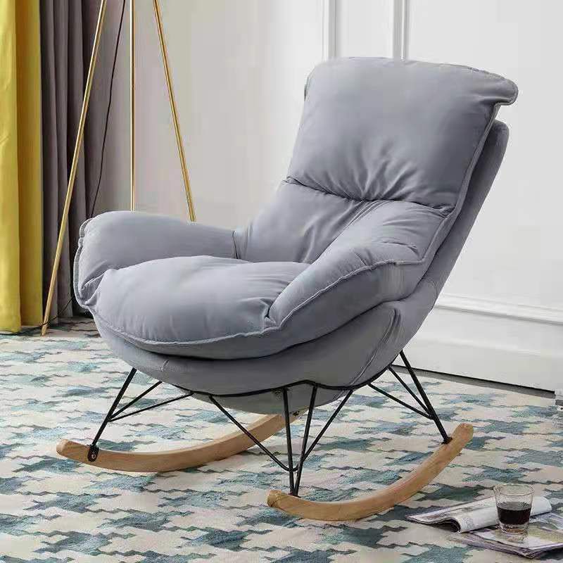 Modern Solid Color Rocking Chair Water Resistant Faux Leather with Cushions Clearhalo 'Chairs & Seating' 'furn' 'furn_rocking_chairs' 'Furniture' 'Living Room Furniture' 'Rocking Chairs' 'rocking_chairs' 1200x1200_1b37221c-a101-425b-875f-dec3d7bb0377