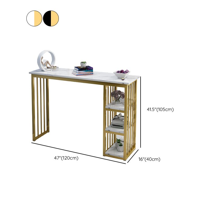 Glam Style Rectangle Wood Bar Height Pub Table for Living Room Clearhalo 'Bar Furniture' 'Bar Tables' 'bar_tables' 'furn' 'furn_bar_tables' 'Furniture' 'Kitchen & Dining Furniture' 1200x1200_1b3cc5f0-9ec0-4435-bf95-664518421fb6