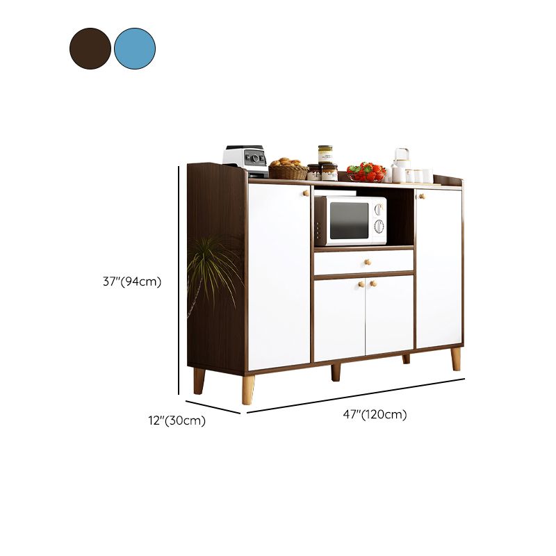 Servidor de comedor de estilo moderno servidor de madera de ingeniería para sala de estar