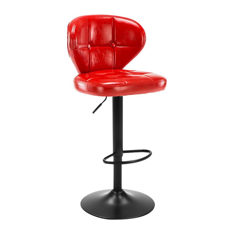 Modern Liftable Rotatable Counter Stool Steel Household Bar Stool with Cushion and Pedal Clearhalo 'Bar Furniture' 'Bar Stools' 'bar_stools' 'furn' 'furn_bar_stools' 'furniture_bar_stools' 'Kitchen & Dining Furniture' 'kitchen&dining_furn' 'kitchen' 'kitchen_furn' Furniture' 1200x1200_1b3e8c55-fd94-4540-aaa8-d4eac2bf9cad