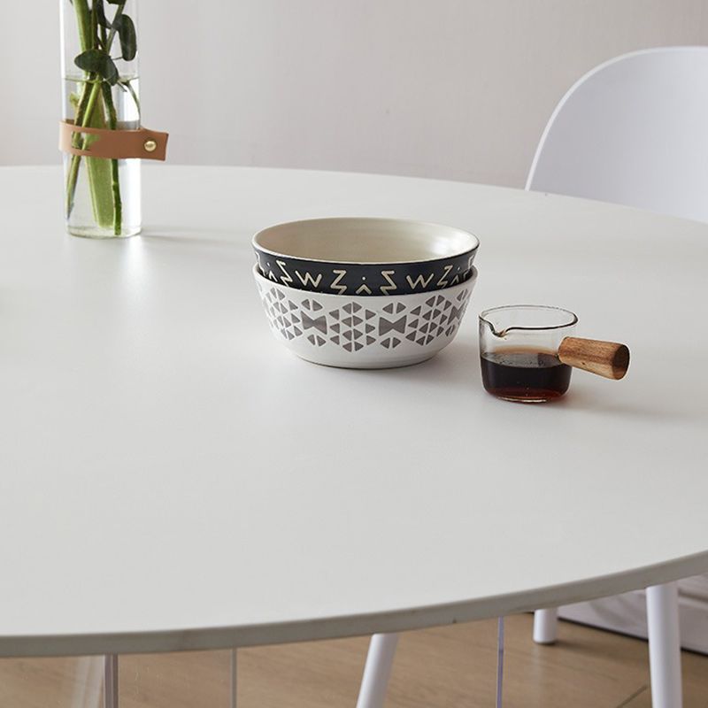 White Modern Dining Table Set 1/2/3/5 Pcs Kitchen Table and Chairs Clearhalo 'Dining Room Sets' 'Dining Tables & Seating' 'dining_room_set' 'furn' 'furn_dining_room_set' 'Furniture' 'Kitchen & Dining Furniture' 1200x1200_1b3e923e-9780-415f-9799-4437285e3034