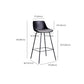 Modern Plastic Bar-stool Bucket Seat Counter Bar Stool with Metal Legs Clearhalo 'Bar Furniture' 'Bar Stools' 'bar_stools' 'furn' 'furn_bar_stools' 'Furniture' 'Kitchen & Dining Furniture' 1200x1200_1b3f5cbe-cd39-4b6d-94e6-678d1c1f65e6