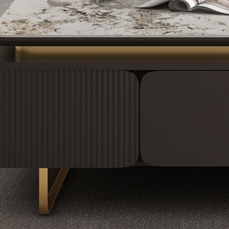 27" Wide Glam Cocktail Table Rectangle Stone Coffee Table with Drawer Clearhalo 'Coffee & Accent Tables' 'Coffee Tables' 'coffee_tables' 'furn' 'furn_coffee_tables' 'Furniture' 'Living Room Furniture' 1200x1200_1b44cdeb-fa62-43e2-960e-1bb0f13fe47d