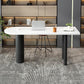 Industrial Wood Bar Table Set 1/3/4 Pcs White Free Form Bar Table with Leather Stools Clearhalo 'Bar Furniture' 'furn' 'furn_home_bar_bar_sets' 'Furniture' 'Home Bars & Bar Sets' 'home_bar_bar_sets' 'Kitchen & Dining Furniture' 1200x1200_1b44d0a7-2273-41a6-aa27-bcd58b043c53