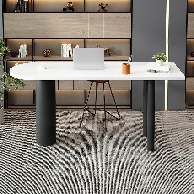 Industrial Wood Bar Table Set 1/3/4 Pcs White Free Form Bar Table with Leather Stools Clearhalo 'Bar Furniture' 'furn' 'furn_home_bar_bar_sets' 'Furniture' 'Home Bars & Bar Sets' 'home_bar_bar_sets' 'Kitchen & Dining Furniture' 1200x1200_1b44d0a7-2273-41a6-aa27-bcd58b043c53