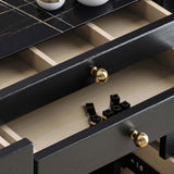 Scandinavian Lighted Mirror Makeup Vanity Desk in Wood Vanity Dressing Table Set Clearhalo 'Bedroom Furniture' 'furn' 'furn_makeup_vanities' 'Furniture' 'Makeup Vanities' 'makeup_vanities' 1200x1200_1b46f0b8-3b79-4c02-bea7-97ac3f35738d