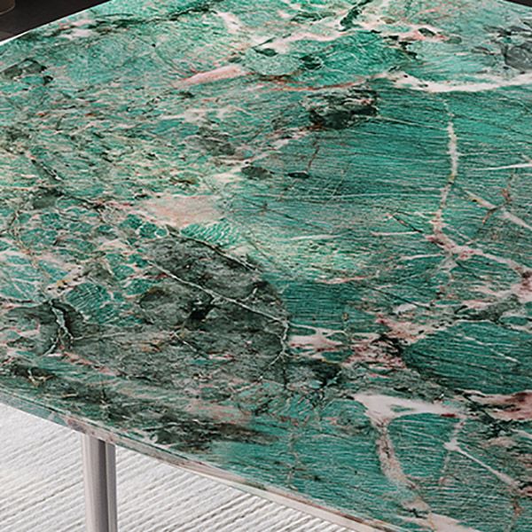 Contemporary Rectangle Dining Room Table Pedestal Dining Table