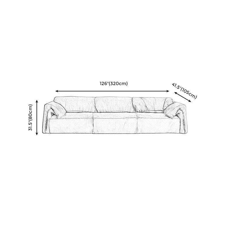 Modern Pillow Top Arm Standard Sofa Impermeable Sofa for Living Room, Apartment Clearhalo 'furn' 'furn_sofas' 'Furniture' 'furniture_sofas' 'kitchen' 'kitchen_sofas' 'Living Room Furniture' 'Sofa' 'sofas' 1200x1200_1b48a770-aad3-49bd-845b-d9082dc1706d