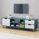 Open Shelving TV Media Stand Scandinavian TV Media Console with Drawers Clearhalo 'furn' 'furn_tv_stands_entertainment_centers' 'Furniture' 'Living Room Furniture' 'TV Stands & Entertainment Centers' 'TV Stands & Media Storage Furniture' 'tv_stands_entertainment_centers' 1200x1200_1b495b8d-a60b-43b6-aa93-8f4bedf5db0a