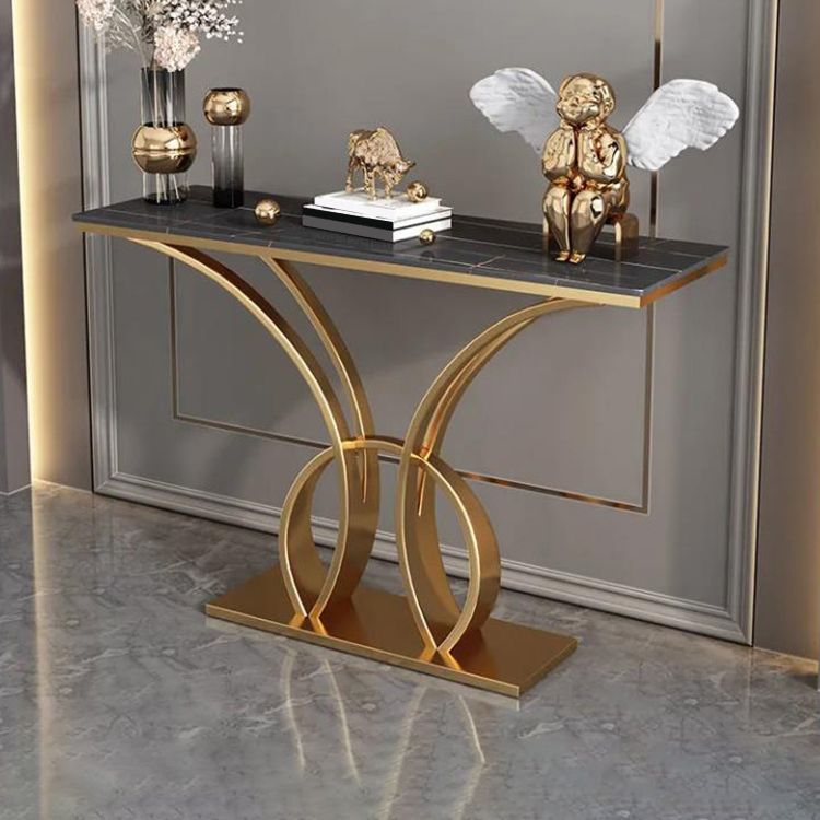 16 inch Wide Accent Table Rectangle Shape Console Table for Hall