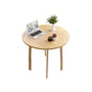 Moderne ronde eettafel van natuurlijk eikenhout voor 2 personen