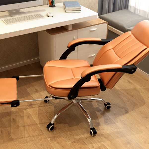 24"W Contemporary Executive Chair Swivel Upholstered Managers Chair Clearhalo 'furn' 'furn_office_chair' 'Furniture' 'Office Chairs' 'Office Furniture' 'office_chair' 1200x1200_1b503300-db82-4eb3-8495-e3a6b20d3330