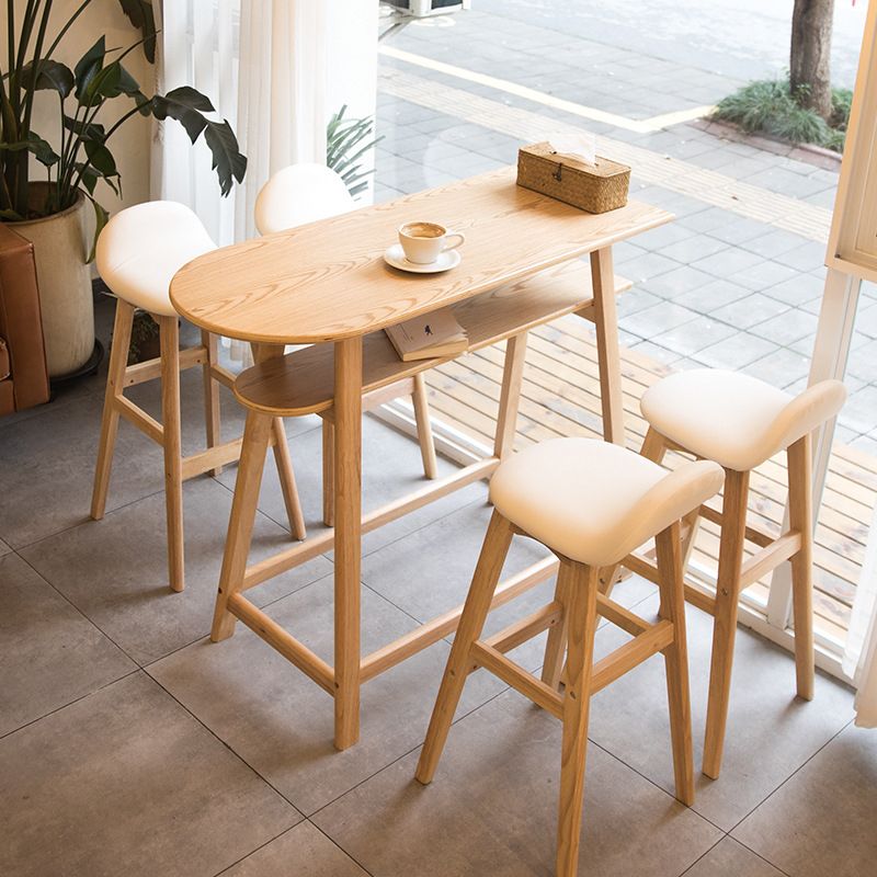 Contemporary 29-inch Upholstered Barstool Rubberwood Footrest Home Stool Clearhalo 'Bar Furniture' 'Bar Stools' 'bar_stools' 'furn' 'furn_bar_stools' 'Furniture' 'furniture_bar_stools' 'Kitchen & Dining Furniture' 1200x1200_1b505e7d-ae67-47f0-a00d-dc4e8e1404a5