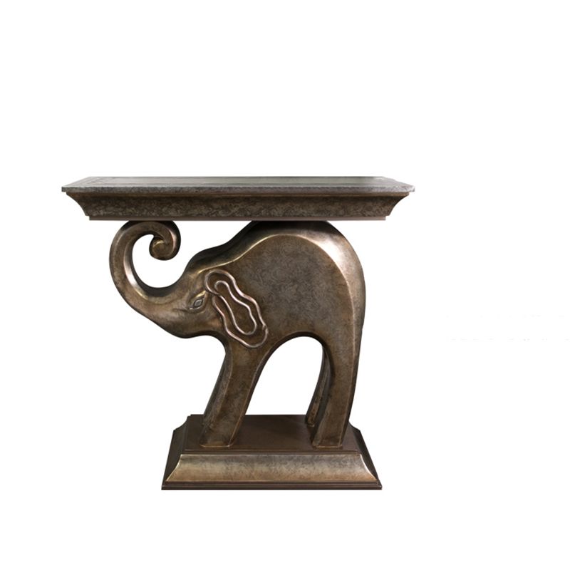 Tavolo di accento console contemporanea a forma di rettangolo tavolo di divano console in pietra per hall