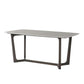 Industrial Sintered Stone Table for Restaurant Rectangle Dining Table with wooden Trestle Base Clearhalo ' dining_table' 'Dining Tables & Seating' 'Dining Tables' 'furn' 'furn_dining_table' 'Furniture' 'furniture_dining_table' 'Kitchen & Dining Furniture' 'kitchen&dining_furn' 'kitchen' 'kitchen_dining_table' 1200x1200_1b51892f-12a5-4795-968c-2941e54833ba