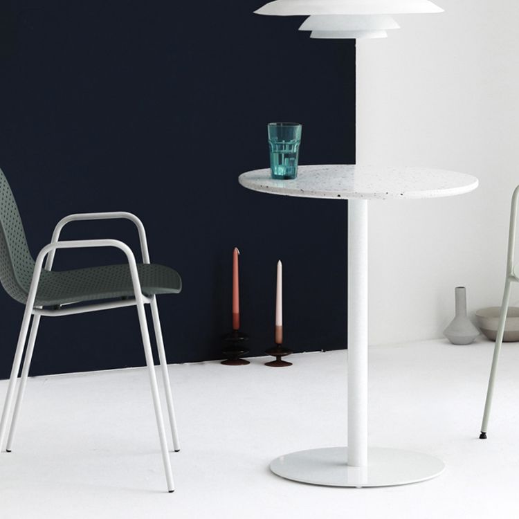 Round Dining Dinette Table Simplicity Style Pedestal Casual Furniture for Home Clearhalo ' dining_table' 'Dining Tables & Seating' 'Dining Tables' 'furn' 'furn_dining_table' 'Furniture' 'furniture_dining_table' 'Kitchen & Dining Furniture' 'kitchen&dining_furn' 'kitchen' 'kitchen_dining_table' 1200x1200_1b51c967-cbea-4f96-b150-545e03c5d193