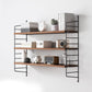 Wall-mount Bookshelf Modern Wooden Bookcase with Multi Shelves