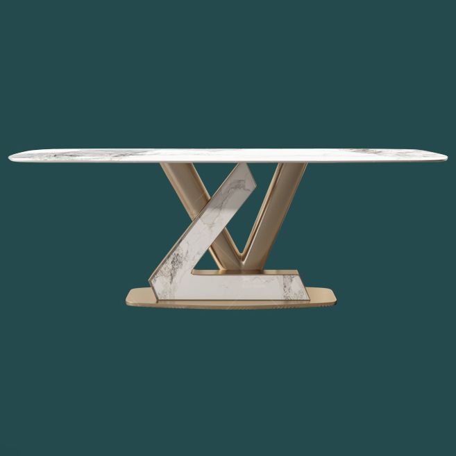 Juego de comedor con tapa de piedra sinterizada nórdica, juego de mesa de comedor Rectangular de 1/4/5/7/9 piezas